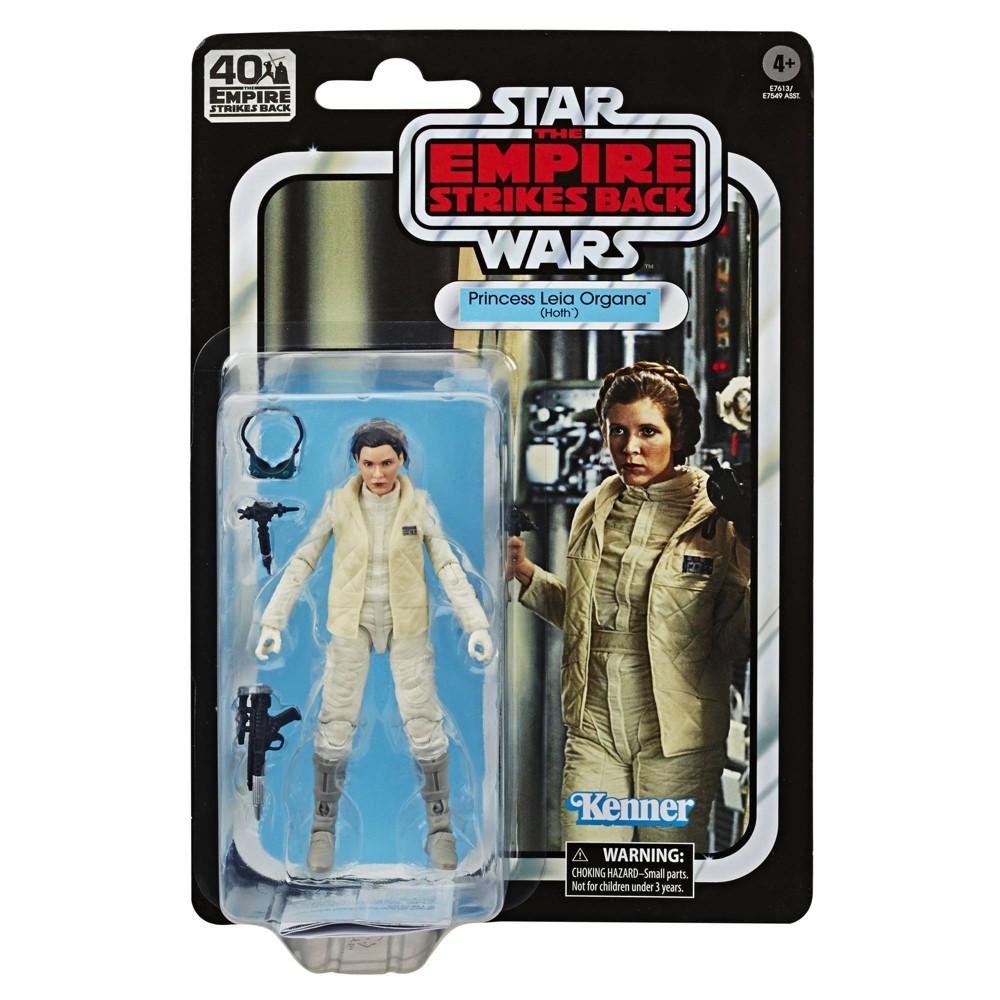 Hasbro Star Wars the Black Series 40th Anniversary Princess Leia Organa (Hoth) 6-Inch / 15cm Action Figure - E7613 - 40A Assortment