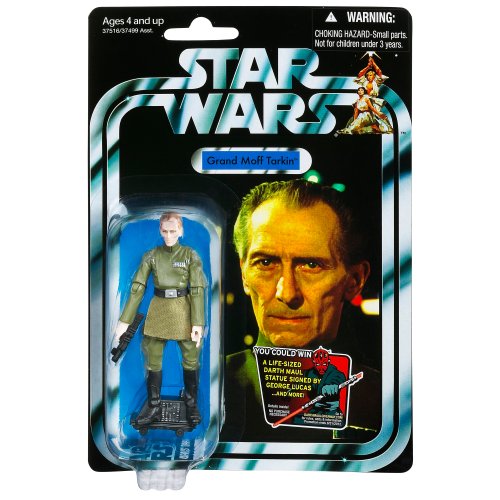 Hasbro Star Wars The Vintage Collection VC98 Grand Moff Tarkin 3.75-Inch / 10cm action figure - Product Code 37516 - C8.5 NSiB [New, Sealed - (Slight card crease, rubbing marks, wear on edges - VG Packaging Condition] - LAST ONE!!!