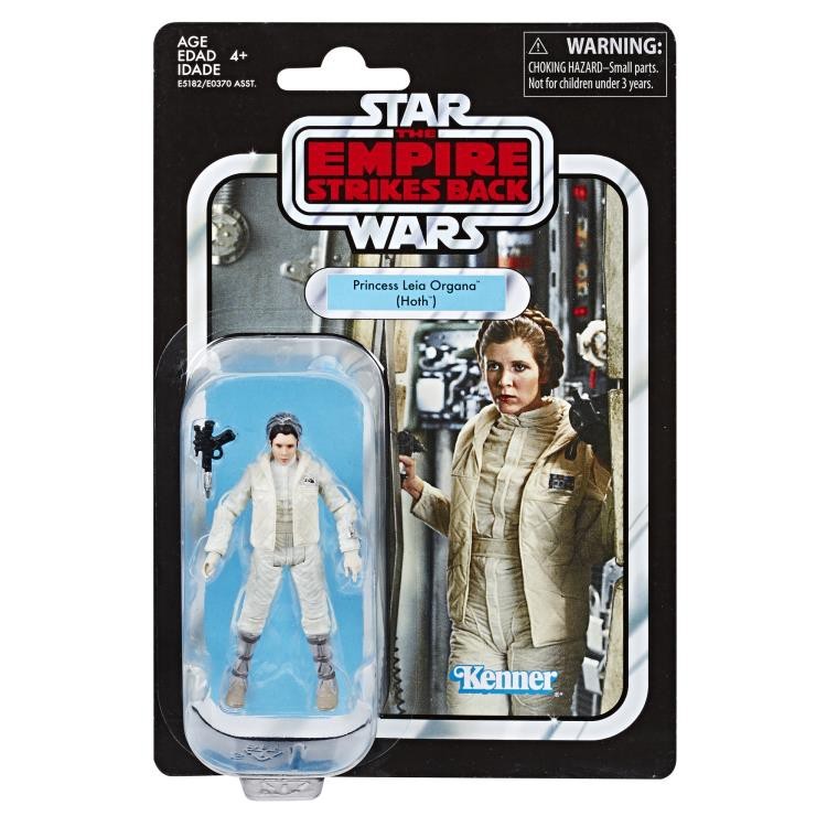 Hasbro Star Wars the Vintage Collection VC02 REISSUE Princess Leia Organa (Hoth) 3.75-inch / 10cm Action Figure - Episode V The Empire Strikes Back E5 - C8.5 NSiB [New, Sealed - Slight corner ding(-s), rubbing marks]