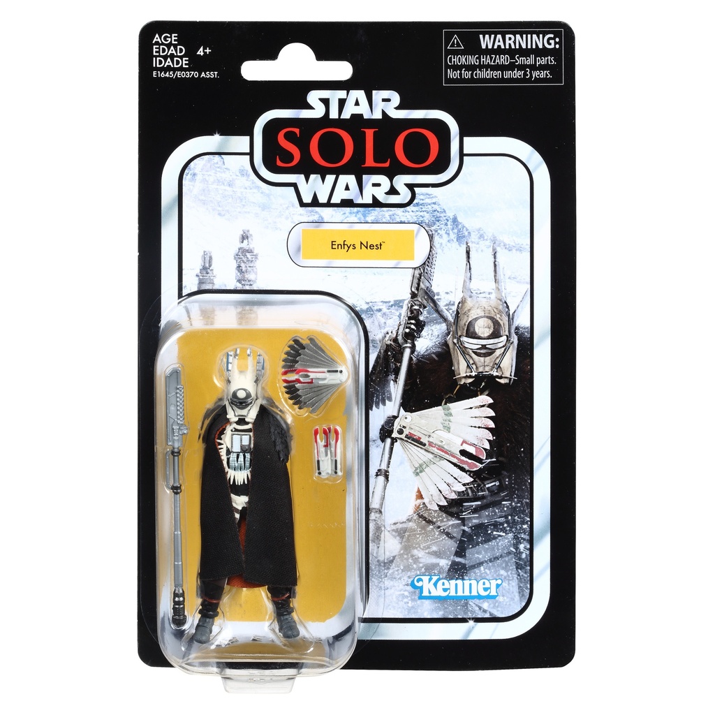 Hasbro Star Wars Vintage Collection VC125 Enfys Nest (Solo: A Star Wars Story) 3.75-inch / 10cm Action Figure - Kenner Tribute packaging - E1645 VC 125