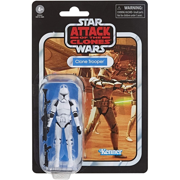 Hasbro Star Wars the Vintage Collection VC45 Clone Trooper (Phase 1 Clone) 3.75" / 10cm Action Figure E9333 - Episode II Attack of the Clones