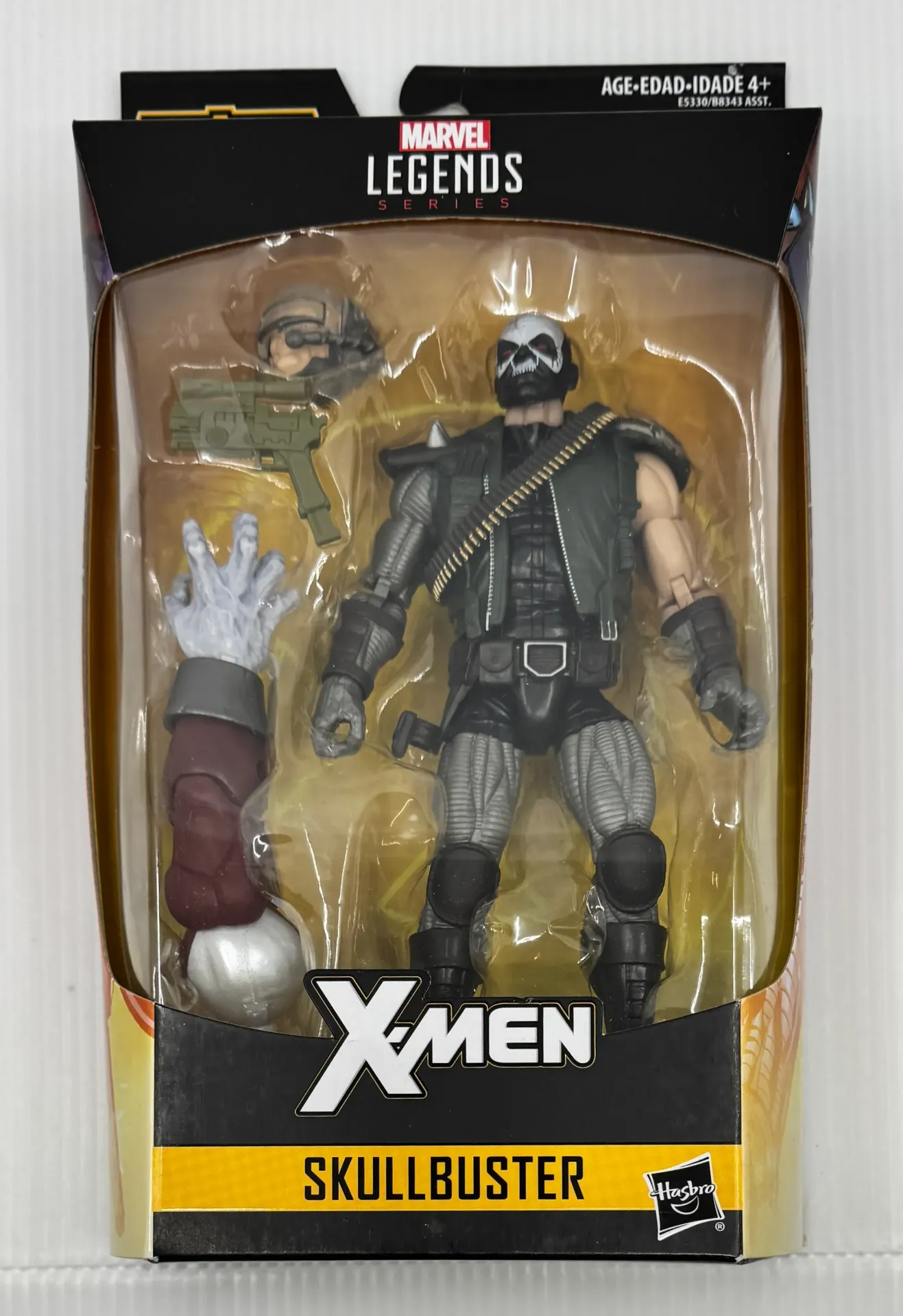 Hasbro Marvel Legends Series X-Men Series E5330 SKULLBUSTER 6-inch / 15cm Collectible Action Figure - Caliban BaF Wave B8343 Assortment - New, Sealed C8.7 VG+ packaging condition (slight corner dents, nicks, rubbing marks) - 2018 - LAST ONE!!!