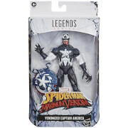 Hasbro Marvel Legends Spider-Man Exclusive Series VENOMIZED CAPTAIN AMERICA E8894 - 6-inch / 15cm Action Figure - Maximum Venom Retail Exclusive Assortment