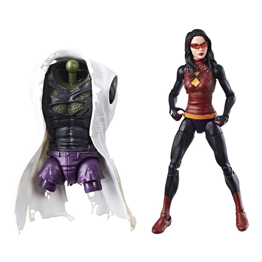 Hasbro Marvel Legends Spider-Man Series SPIDER-WOMAN E1300 - 6-inch / 15cm action figure - 2017 Lizard BaF Assortment - New, Sealed C8.0 Packaging Condition (crease, tiny dings)