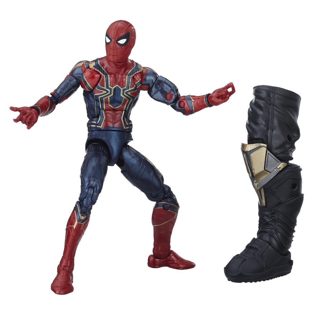 Hasbro Marvel Legends Avengers Infinity War Series IRON SPIDER E2694 - 6-inch / 15CM Action Figure - Thanos (Unarmored) BaF Wave 1 - Spider-Man Peter Parker