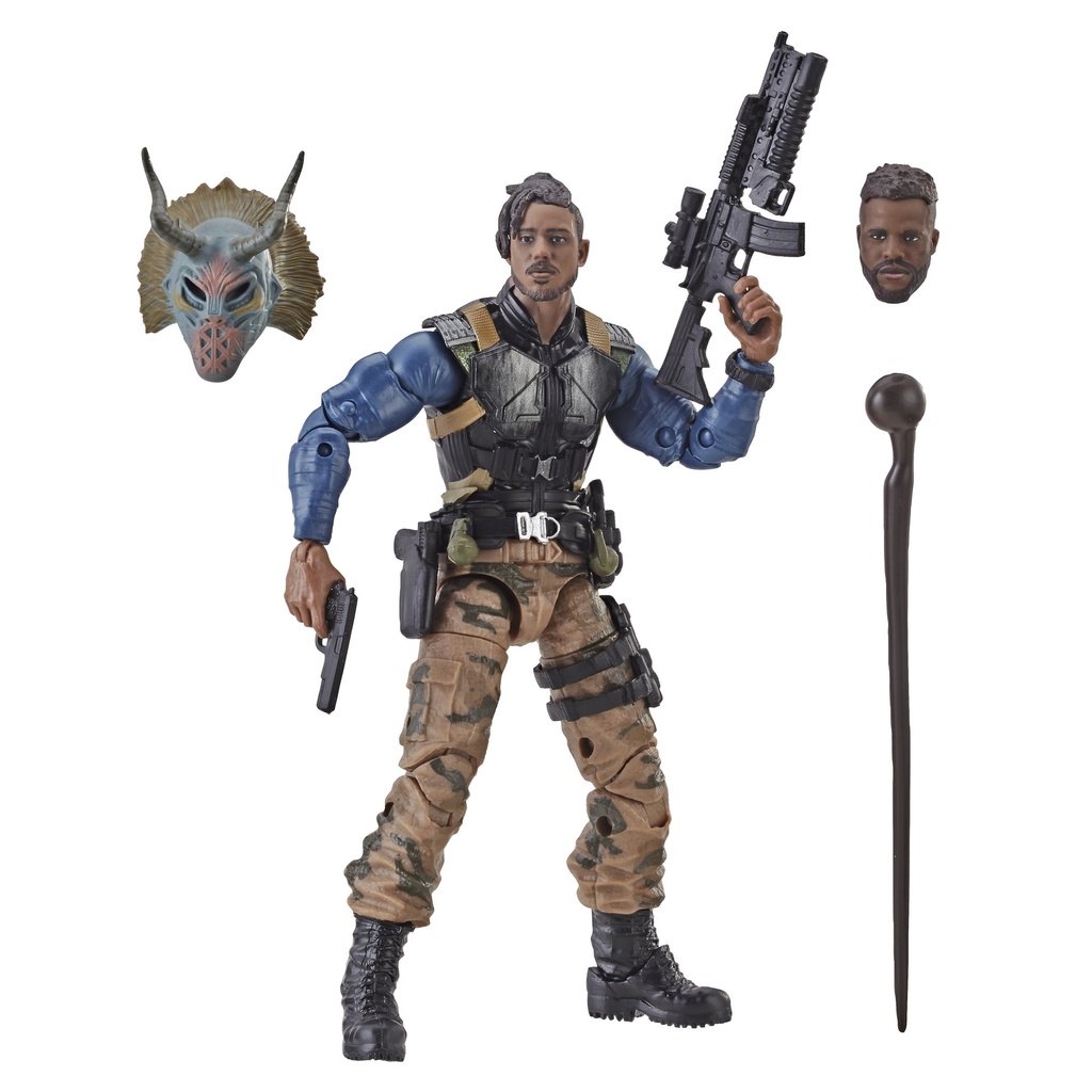 Hasbro Marvel Legends Black Panther Series ERIK KILLMONGER (Mercenary version with Wakandan Mask) 6-inch / 15cm Action Figure - M'Baku BaF Wave 2 Assortment 2018 - ref. Wakanda