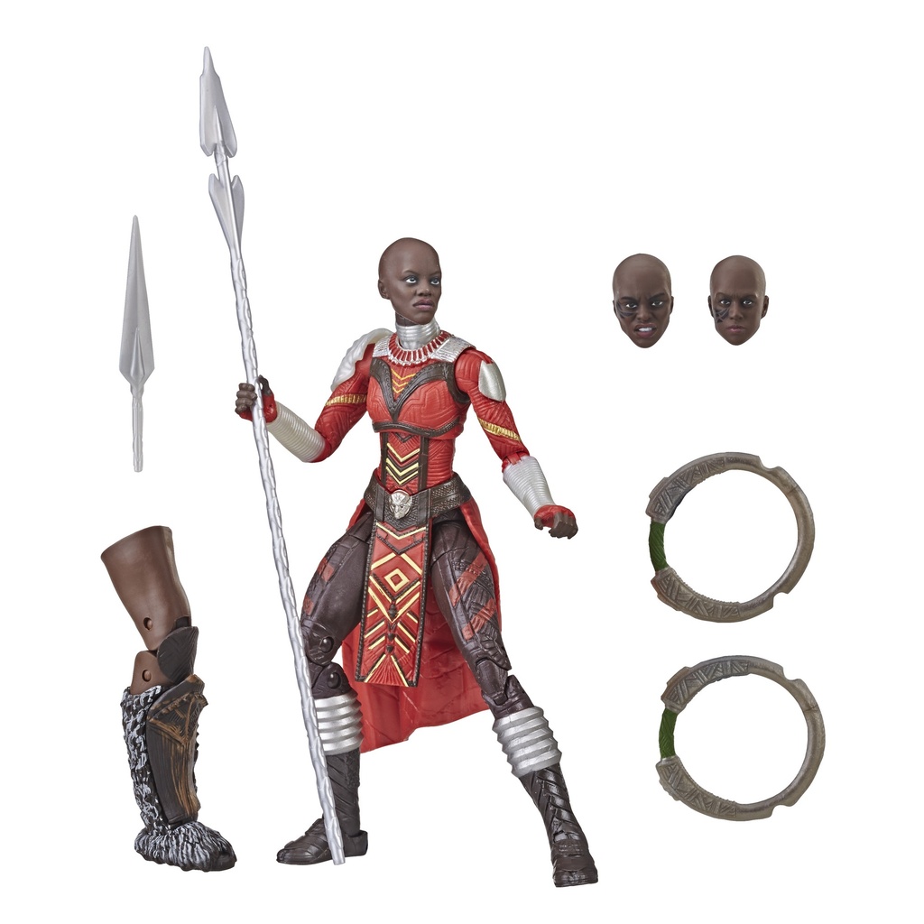 Hasbro Marvel Legends Black Panther Series 6-inch DORA MILAJE (all female Wakanda Royal Guard) Dora Milaje Figure - M'Baku Wave 2 Assortment - Avengers: Infinity War Version