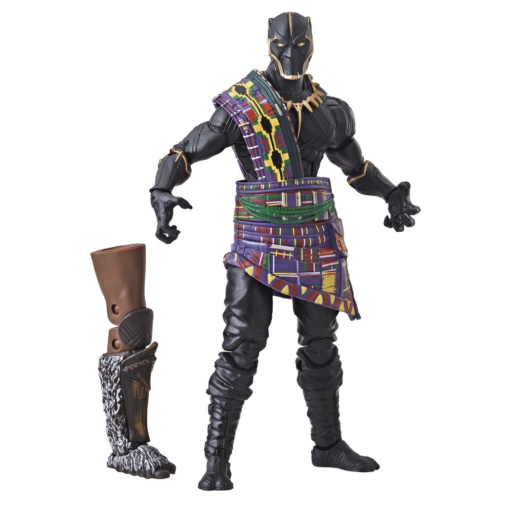 Hasbro Marvel Legends Black Panther Series T’CHAKA 6-Inch / 15cm Action Figure - M'Baku BaF Wave 2 Assortment 2018 - Father of T'Challa Avengers Black Panther