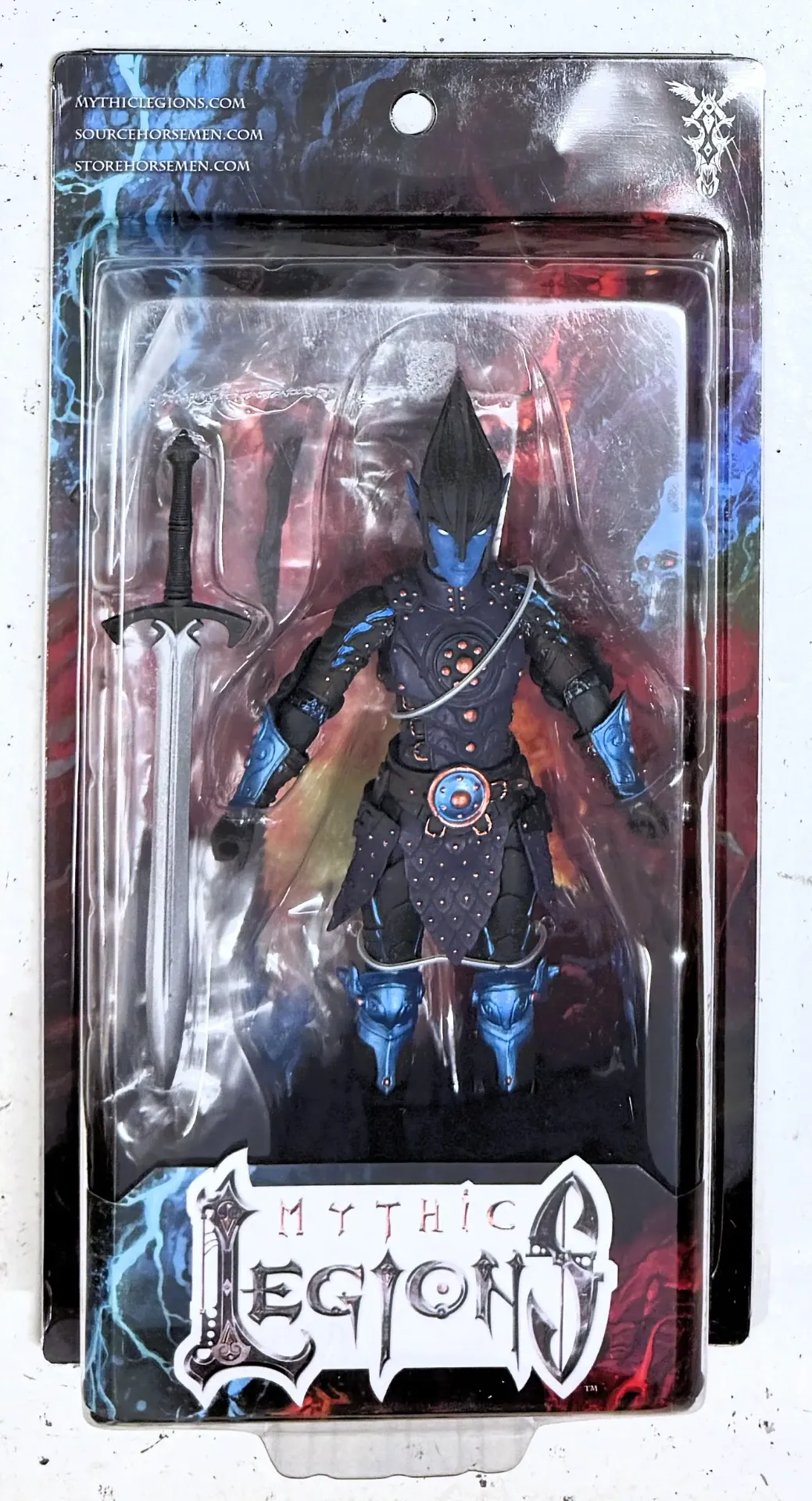 Four Horsemen Studios Mythic Legions SHADOW ELF WARRIOR Legion Builder - 6-Inch / 15 cm Action Figure - Circle of Poxxus - 2017 Advent of Decay release - VHTF!!!