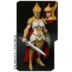 Four Horsemen Studios Mythic Legions DORINA ONORIS (Human / Half-Elf?) Folk Hero Warrior - Deluxe 6-Inch / 15 cm Action Figure - House of the Noble Bear - 2017 All Stars 3.0 - HTF!!!