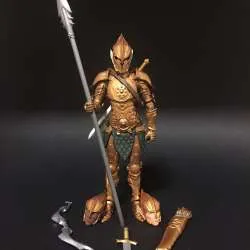 Four Horsemen Studios Mythic Legions ELF LEGION WARRIOR (Elf / ) Folk Hero Warrior - Deluxe 6-Inch / 15 cm Action Figure - House of the Noble Bear - 2017 All Stars 3.0 - HTF!!!