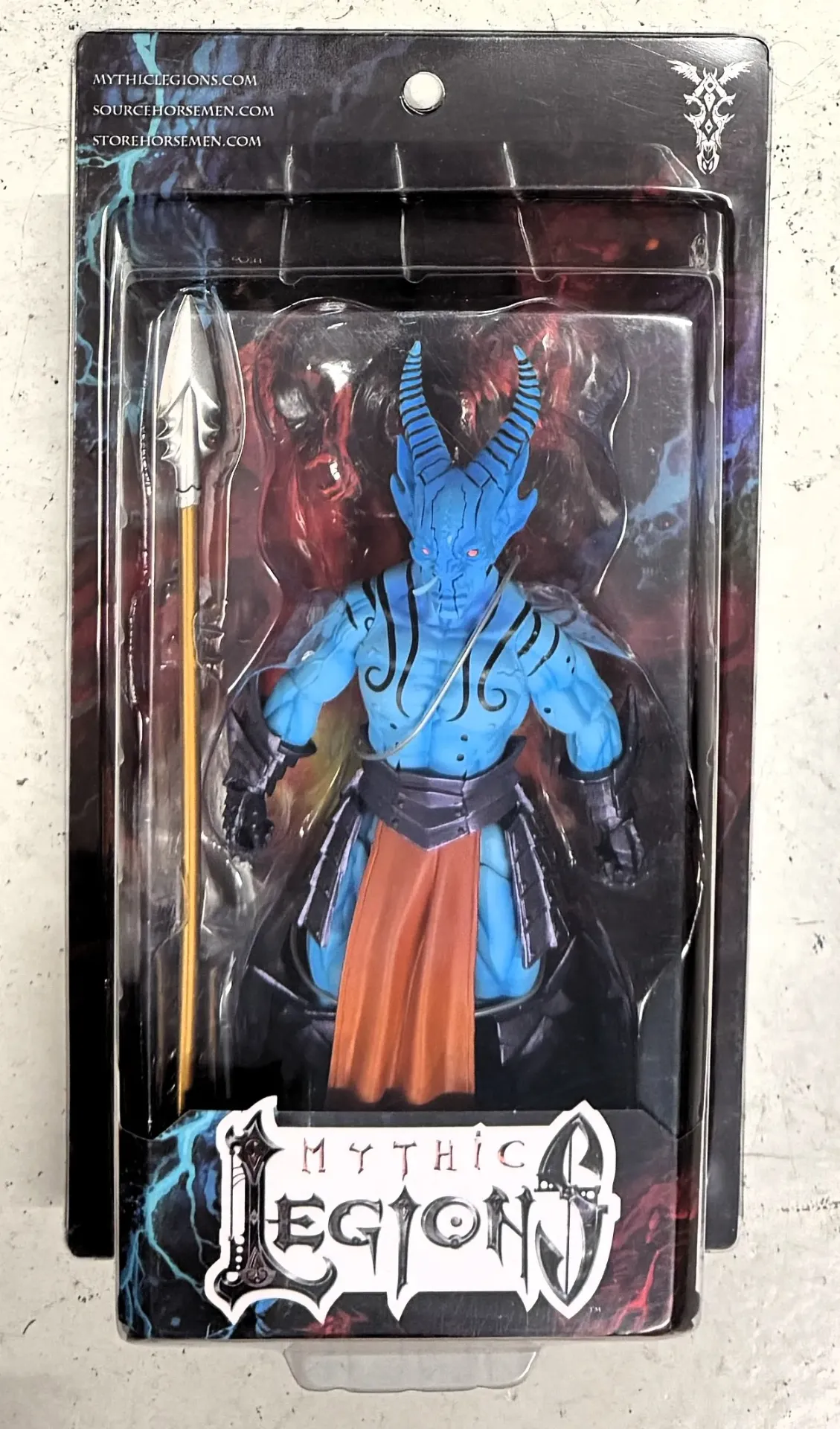 Four Horsemen Studios Mythic Legions ZAZHAR Demon Sorcerer / Half of Azahazzar - Deluxe 6-Inch / 15 cm Action Figure - Circle of Poxxus - 2017 All Stars 3.0