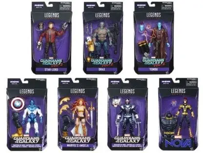 Hasbro GUARDIANS OF THE GALAXY TITUS BAF Complete Set of 7 Action Figures - 6-inch / 15cm scale - Titus BaF GotG Vol. 2 - New, Sealed packaging - LAST SET in stock !!! Rare!!!