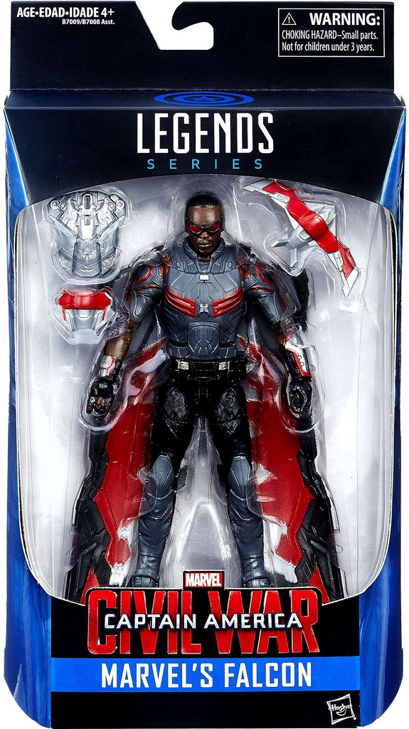 Hasbro Marvel Legends Captain America Best of Avengers Series FALCON 6-inch / 15cm action figure - Giant Man BaF Assortment Captain America Civil War Wave - Walmart / Fan Channel European Exclusive Action Figure 2016 - C8.5 VG+ Condition