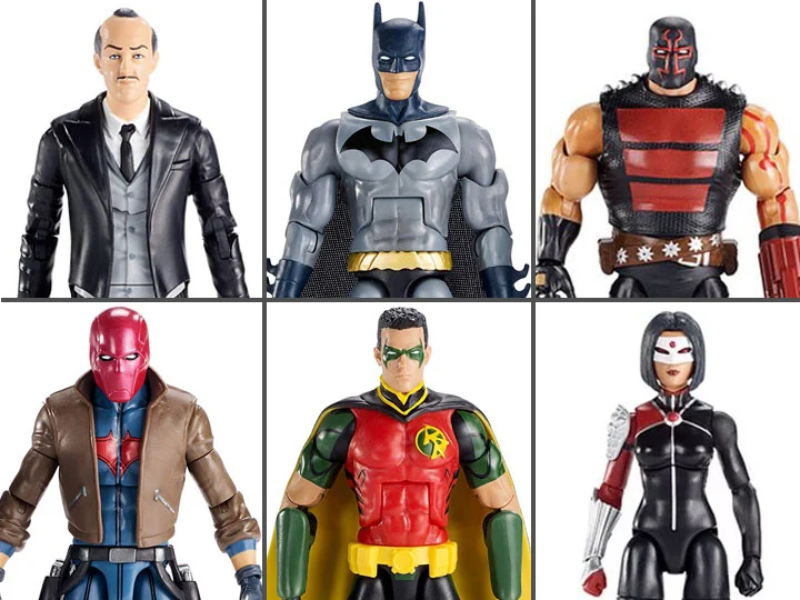 DC Multiverse Mattel click and connect Killer Croc Wave set of 6