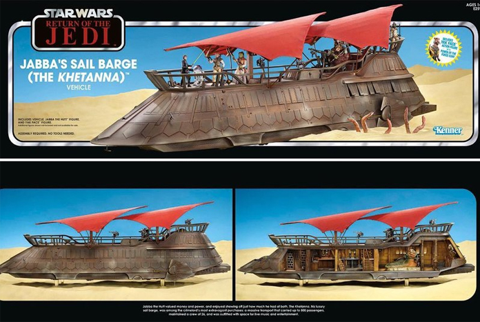 Star Wars The Vintage Collection Jabba's Sail Barge (The Khetanna) HasLab TVC Vehicle
