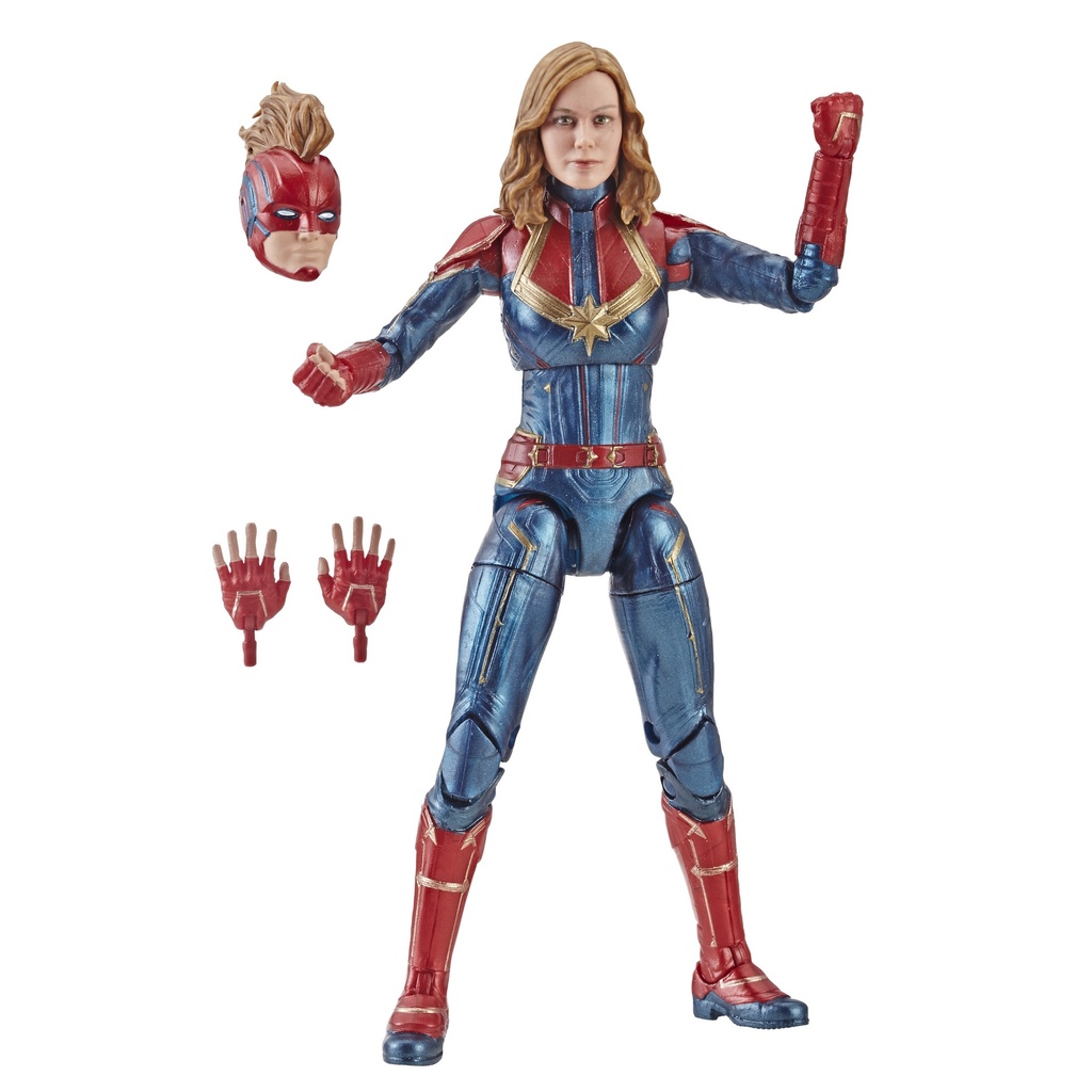 Hasbro Marvel Legends Captain Marvel Series E3885 CAPTAIN MARVEL (Starforce Uniform) 6-inch / 15cm action figure - Kree Sentry BaF Wave 1 - 2020 Carol Danvers