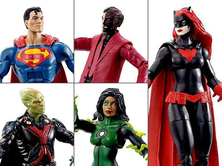 DC Comics Multiverse Wave 8 Set of 5 Figures (Collect & Connect Clayface)