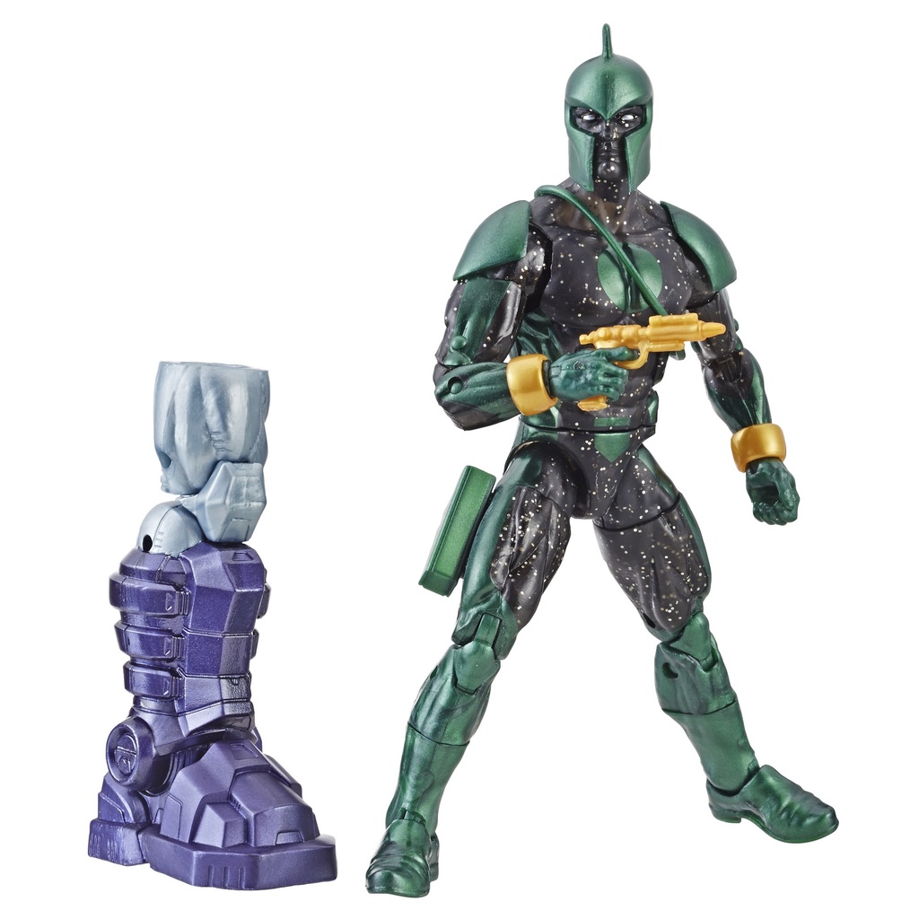 Hasbro Marvel Legends Captain Marvel Series E3885 GENIS-VELL (Titanian Eternal) 6-inch / 15cm action figure - Kree Sentry BaF Wave 1 - 2020 with powerful Nega-Bands; Kree-Skrull Wars