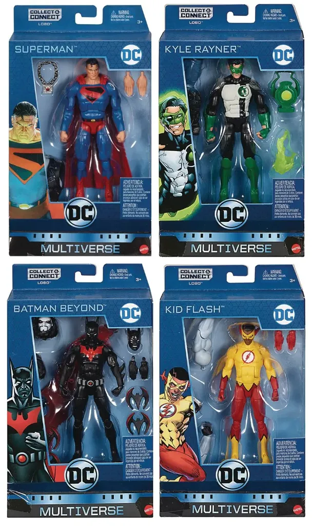 DC Multiverse Wave 10 Set of 4 Lobo Collect & Connect